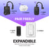 Fosmon WavePoint Wireless Remote Control Outdoor Electrical Outlet Switch Weatherproof Heavy Duty 3-Prong Plug-in ETL Listed (Battery Included) 1 Pack