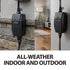 Fosmon WavePoint Wireless Remote Control Outdoor Electrical Outlet Switch Weatherproof Heavy Duty 3-Prong Plug-in ETL Listed (Battery Included) 1 Pack