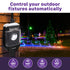 24-Hour Outdoor Mechanical 1 Outlet Light Timer -Black