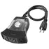 24-Hour Outdoor Mechanical 3 Outlet Light Timer– Black