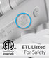 [ETL Listed] AC125V/15A/60Hz 3-Outlet US Swivel Wall Tap - White