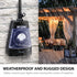 24 Hour Outdoor Mechanical 2 Outlet Light Timer Black