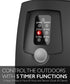 Outdoor Countdown Timer w/ Photocell function,Remote Control, and 2 US Socket Outlets – Black