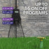 [ETL Listed] 125V/15A Outdoor Digital 7 Day Programmable Timer, countdown settings, w/ 3 US Socket Outlet – Black