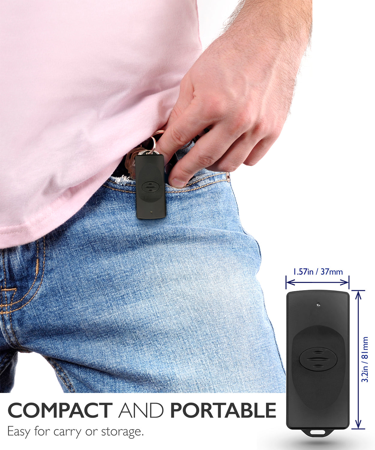 Fosmon WavePoint Outdoor Wireless Remote Control – Compatible with C ...