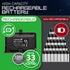 1000mAh Rechargeable Battery Pack w/ Micro USB Charging Port for C 10659 & C 10709 Black