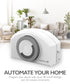 [ETL Listed] 125v/15A/60Hz 24 hour Indoor Mechanical Timer for One US Polarized Outlet (2 Prongs) White