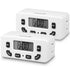 [ETL Listed] 125V/15A/60Hz 24 Hour Programmable Timer for Single Polarized Outlet w/ 1 On/Off Program Setting White
