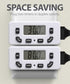 [ETL Listed] 125V/15A/60Hz 24 Hour Programmable Timer for Single Polarized Outlet w/ 1 On/Off Program Setting White