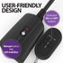 [UL Listed] 13A/125v Outdoor/Indoor Wireless Remote Control Outlet Kit w/ Individual On/Off Controls (3 Receiver, 1 remote) – Black