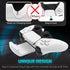 Dual Charging Station w/ LED Indicator for PS5 DualSense Controllers - White