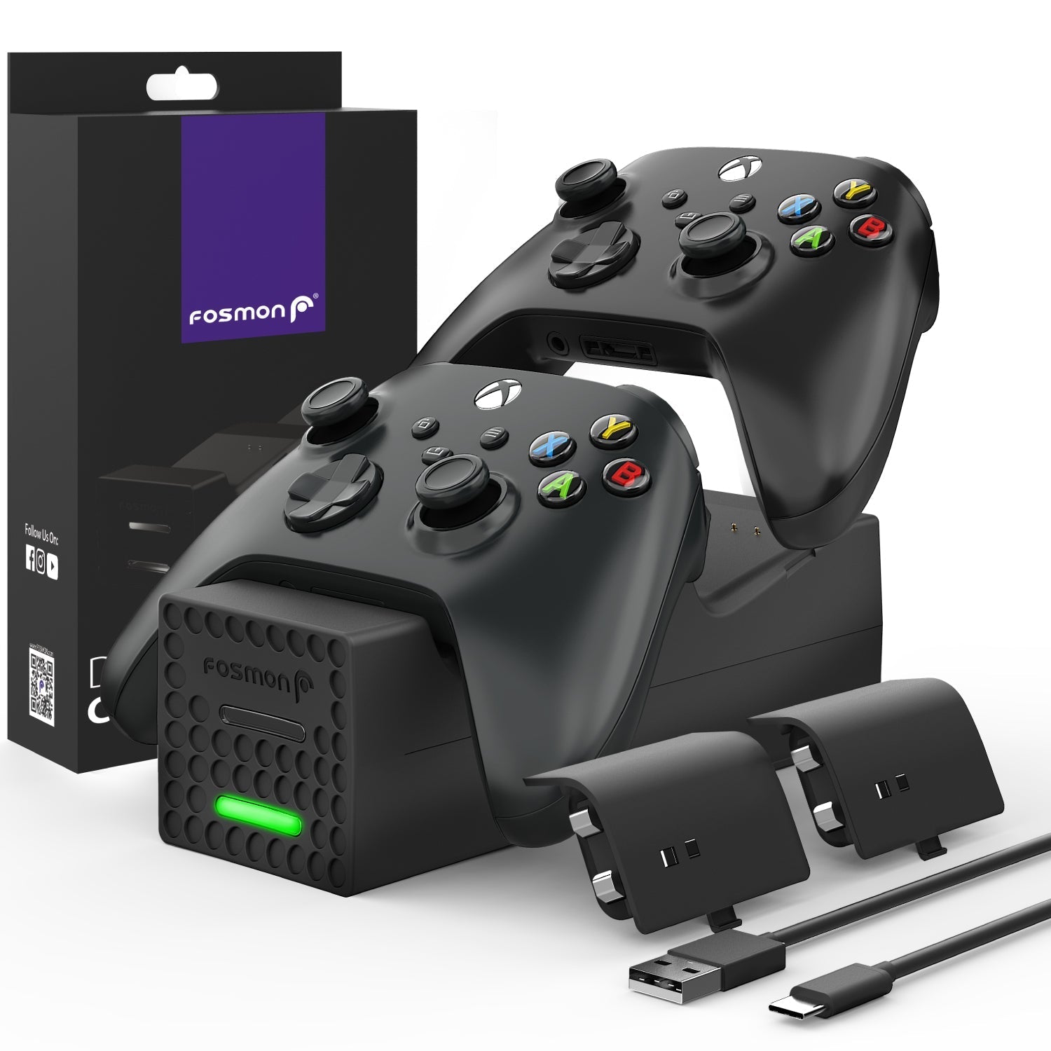 Dual Controller Charger Compatible with Xbox Series X Series S