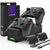 Dual 2 Controller Charger Compatible with Xbox Series X / Series S Controllers (Not For Xbox One 2016/2017), (Two Slots) High Speed Docking Charging Station with 2 Rechargeable Battery