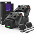 Dual 2 Controller Charger Compatible with Xbox Series X / Series S Controllers (Not For Xbox One 2016/2017), (Two Slots) High Speed Docking Charging Station with 2 Rechargeable Battery