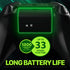 Fosmon 1000mAh Rechargeable Battery Pack w/ 10ft Micro USB Charging Port for Xbox Series S/X - Black - 2 Pack