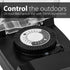 [ETL Listed] 125V/15A 24-Hour Outdoor Mechanical Outlet Timer with One US Socket Outlet - Black