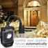 [ETL Listed] 125V/15A 24-Hour Outdoor Mechanical Outlet Timer with One US Socket Outlet - Black