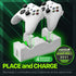 Quad Pro 2 Charging Station w/ 2 additional battery charging slots for Xbox Series X / Series S Controllers