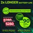 Universal Dual Charger w/ 2 x 2200mAh RechargeableBattery Pack for Xbox Series X/S, Xbox One, and Xbox OneX Controllers