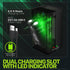 Universal Dual Charger w/ 2 x 2200mAh RechargeableBattery Pack for Xbox Series X/S, Xbox One, and Xbox OneX Controllers