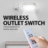 WavePoint [ETL Listed] 125V/15A Wireless Remote Control Outlet Switch White