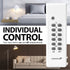 WavePoint [ETL Listed] 125V/15A Wireless Remote Control Outlet Switch White