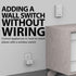 WavePoint [ETL Listed] 125V/15A Wireless Outlet Plug with Wall Switch & Braille (On/Off) Mark White