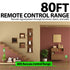 WavePoint [ETL Listed] 125V/15A Wireless Outlet Plug with Wall Switch & Braille (On/Off) Mark White
