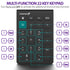 2.4 GHz Wireless Numeric Keypad 22 Keys Black