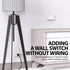 WavePoint [ETL Listed] 125V/15A Wireless Outlet Plug with 3 Button Wall Switch & Braille (On/Off) Mark White (3 US Outlet + 1 Remote Control w/ 3 buttons)