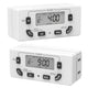 Fosmon 7 Day Digital Timers for Electrical Outlets, Indoor Plug-in Light Timers Switch Programmable, Electric Wall Plug for Grow / Reptile Light, Lamp, Appliance, Aquarium, Fish Tank - 2 Pack