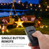 [ETL Listed] 125V/15A/60Hz Outdoor Timer w/Photocell Function, Dusk to Dawn, 2Hrs, 4Hrs, 6Hrs, &8Hrs, 1 Outlet with Remote Control Black