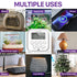 [ETL Listed] 125V/15A Indoor Weekly Digital Outlet Timer with Two US Socket Outlets – White