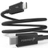 [Intel Certified] Fosmon 40Gbps Thunderbolt 4 Cable (USB C to USB C) 3.3ft/1m, Support 8K Video and USB PD 3.0 100W/5A Charging, Compatible with USB4, Thunderbolt 3, for iPad Pro, MacBook Pro, Air
