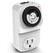 Fosmon 24 Hour Outlet Timer for Electrical Outlets, Indoor Mechanical Light Timers Switch Programmable, Electric Wall Plug for Reptile, Grow Light, Lamp, Fan, Aquarium, 3 Prong, Grounded- ETL Listed