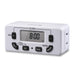 Fosmon 7 Day Digital Timers for Electrical Outlets, Indoor Plug-in Light Timers Switch Programmable, Electric Wall Plug for Lamp, Grow Reptile Lights, Aquarium, 15A/1875W, Grounded