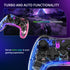 Bluetooth Gaming Controller w/ RGB Light Clear