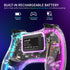 Bluetooth Gaming Controller w/ RGB Light Clear