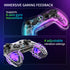 Bluetooth Gaming Controller w/ RGB Light Clear
