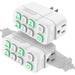 [ETL Listed] 125V/15A/60Hz 63 Minute Plug-in Countdown Timer w/ 2 Grounded Outlets - White