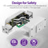 [ETL Listed] 125V/15A/60Hz 63 Minute Plug-in Countdown Timer w/ 2 Grounded Outlets - White