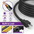 [ETL Listed] 125/15A Heavy Duty 10-Outlet Power Strip Surge Protector (3,150J) w/ On/Off Switch - 15FT - Yellow/Black
