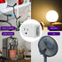 Fosmon Grounded Outlet Switch, ON/Off Switch (3 Pack), 3 Prong Plug in Electrical Switch, 245J Single Port Electric Switch Adapter Surge Protector, Power Switch Outlet Extender, White, ETL Listed