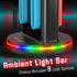 Fosmon 4-in-1 Charging Dock for Nintendo Switch 2 Joy-Con Controller with RGB Lights & LED Indicator - Black