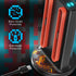 Fosmon 4-in-1 Charging Dock for Nintendo Switch 2 Joy-Con Controller with RGB Lights & LED Indicator - Black