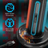 Fosmon 4-in-1 Charging Dock for Nintendo Switch 2 Joy-Con Controller with RGB Lights & LED Indicator - Black