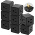 Fosmon 3-Outlet US Wall Tap Adapter, ETL Listed Grounded 3-Prong Expander, Black, 15A/125V/1875W