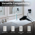 Fosmon 3-Outlet US Wall Tap Adapter, ETL Listed Grounded 3-Prong Expander, Black, 15A/125V/1875W