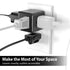 Fosmon 3-Outlet US Wall Tap Adapter, ETL Listed Grounded 3-Prong Expander, Black, 15A/125V/1875W