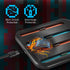 Fosmon Joy-Con Charging Hub for Nintendo Switch 2 w/ RGB Lights and Charging Indicator - Black